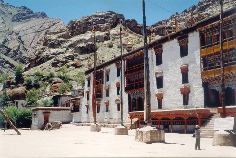 Quarters of Buddhist Monks in Leh, Ladakh, India