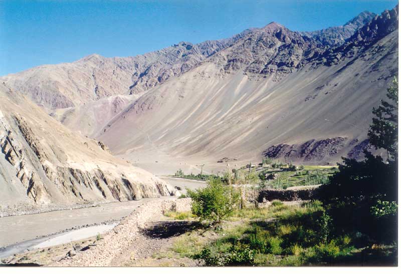 River Indus in Leh, Ladakh, India
